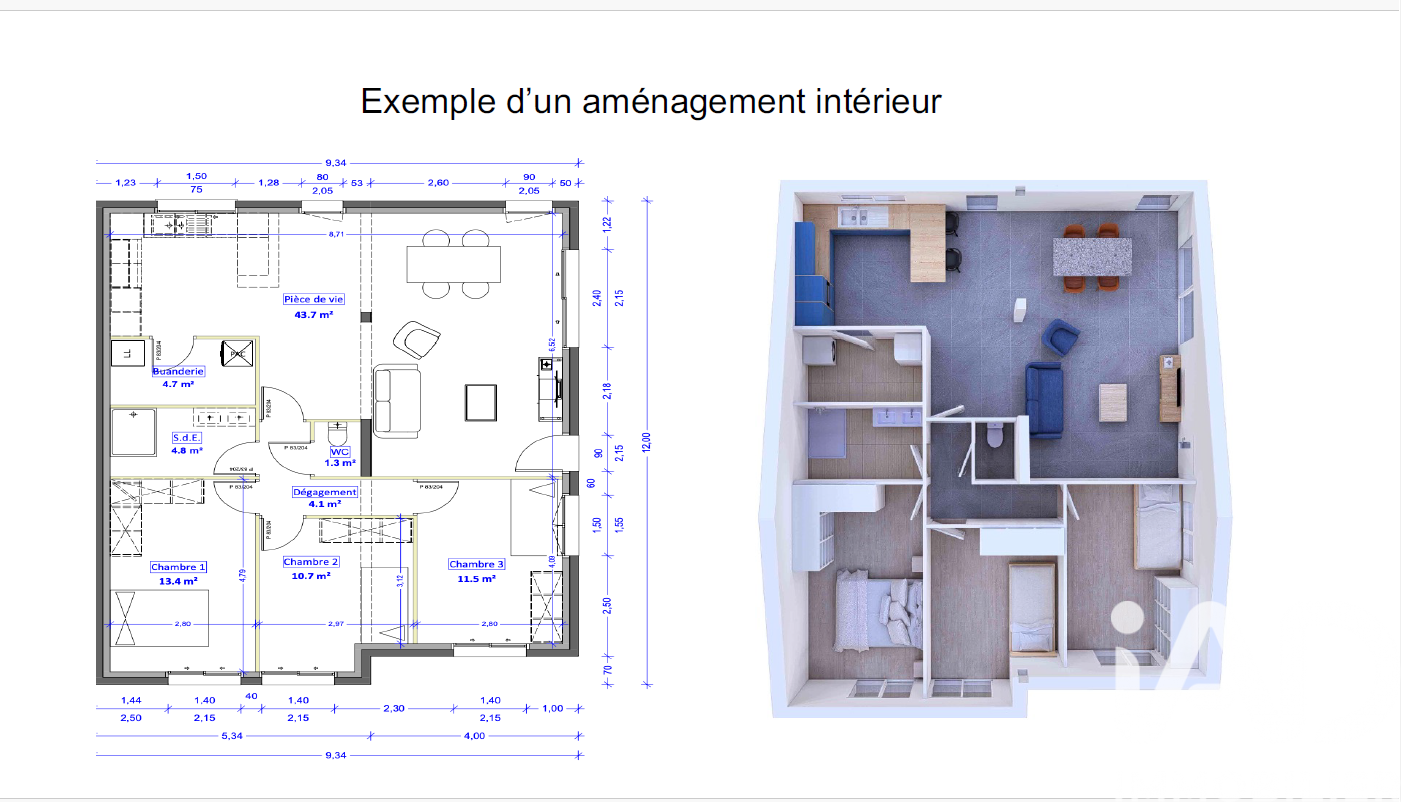 Vente maison à Saint-Sébastien-sur-Loire (44230) : maison 4 pièces 90 m² - 2025029 — 6