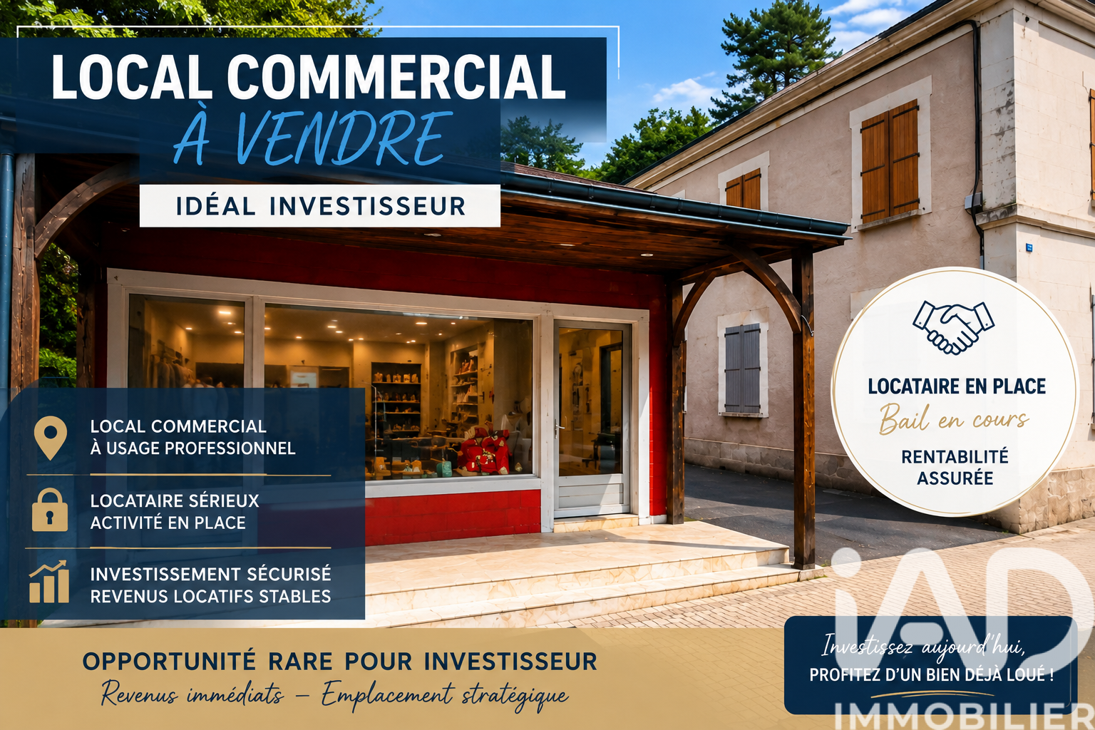 Vente Boutique/Local commercial 142 m²