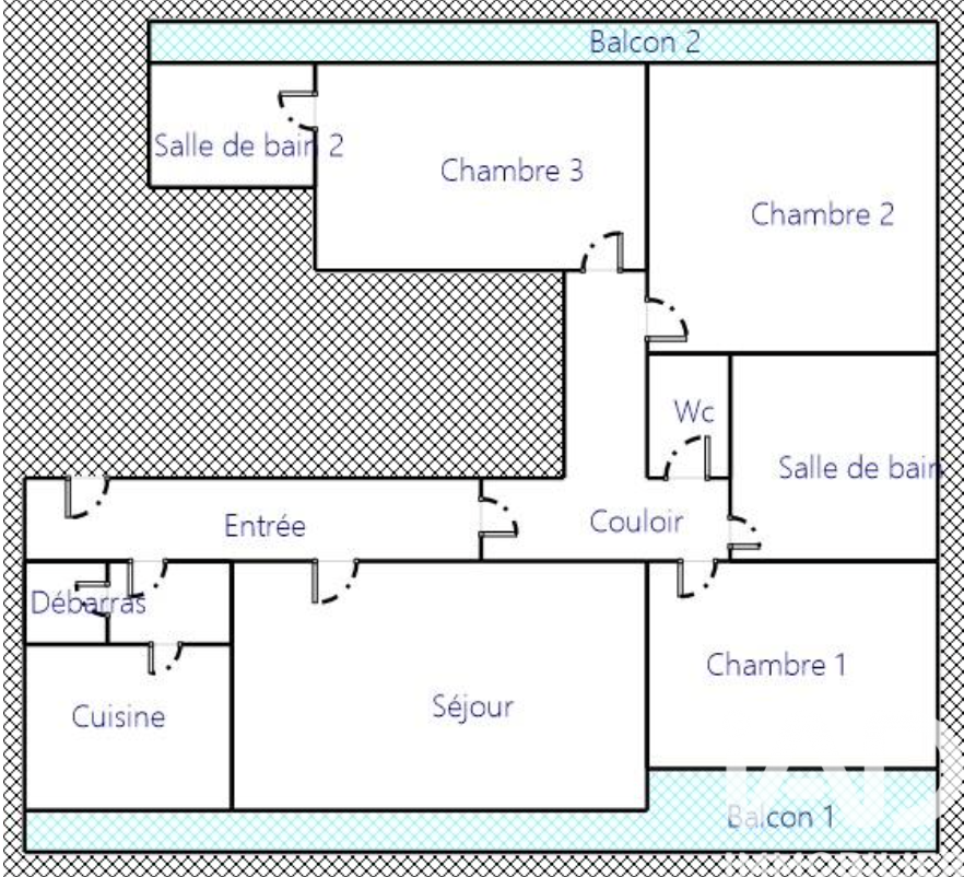 Vente appartement à Saint-Denis (93200) : appartement 4 pièces 78 m² - 2027730 — 12