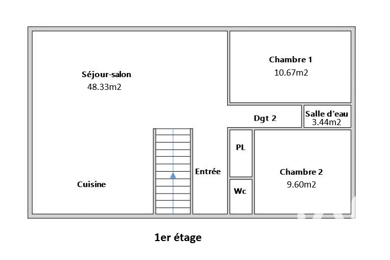 Vente maison à La Roche-sur-Yon (85000) : maison 6 pièces 145 m² - 2028026 — 7