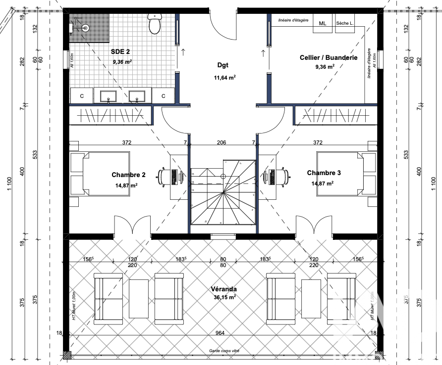 Vente maison à DUCOS (97224) : maison 4 pièces 220 m² - 2029022 — 8