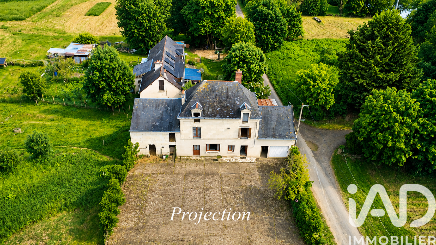 Vente maison à Saint-Germain-sur-Vienne (37500) : maison traditionnelle 4 pièces 110 m² - 2026725 — 2