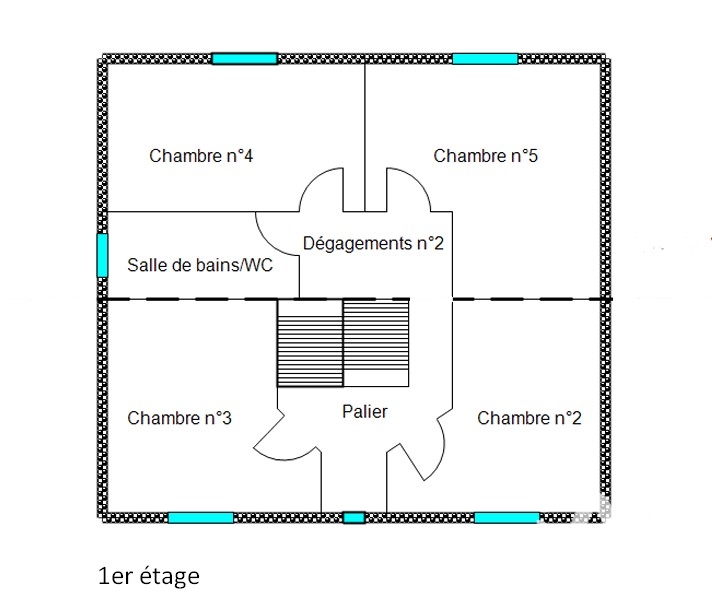 Vente maison à Dreux (28100) : maison 6 pièces 126 m² - 1996268 — 27