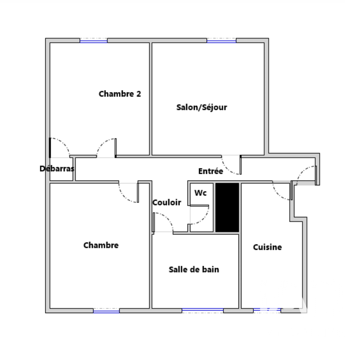 Vente Appartement 3 pièces