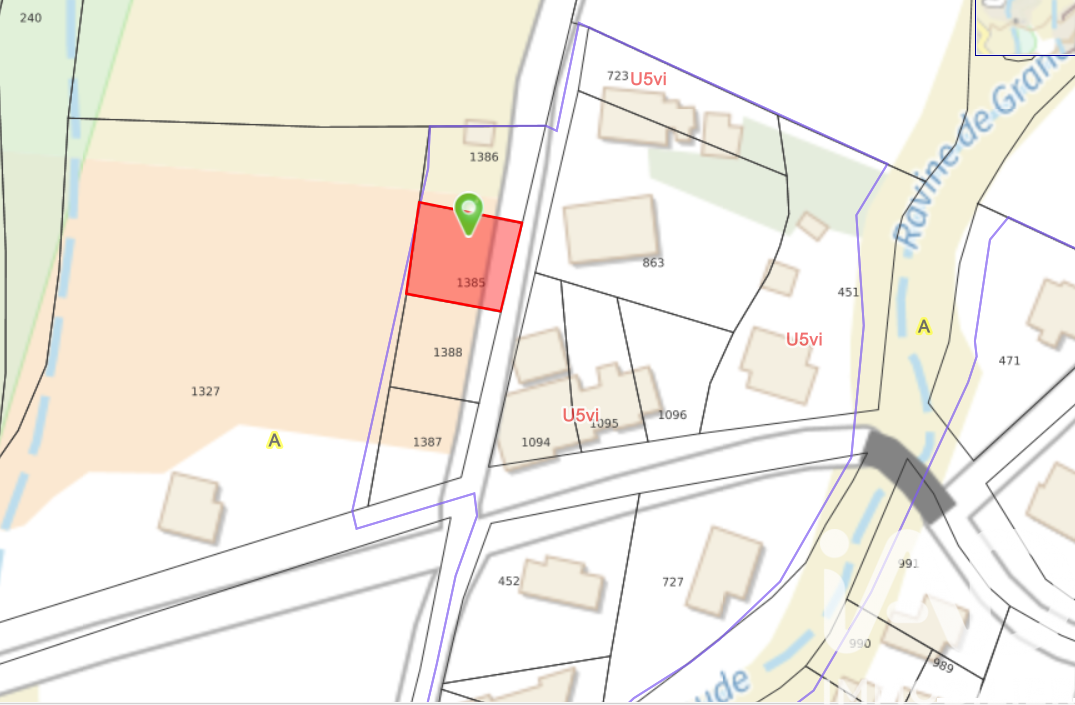 Vente Terrain 459 m²