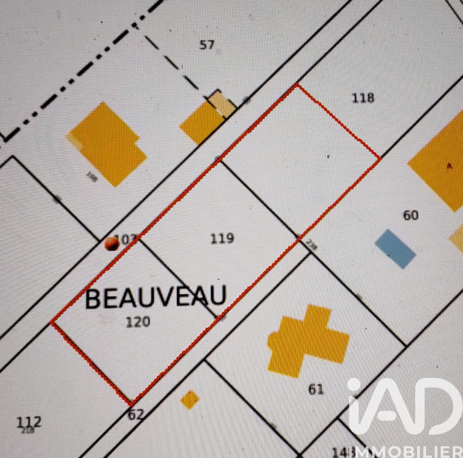 Vente Terrain à bâtir 1 800 m²