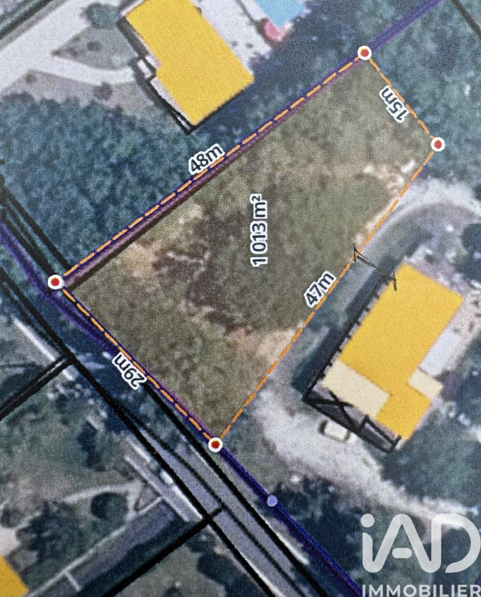 Vente Terrain à bâtir 1 013 m&sup2;