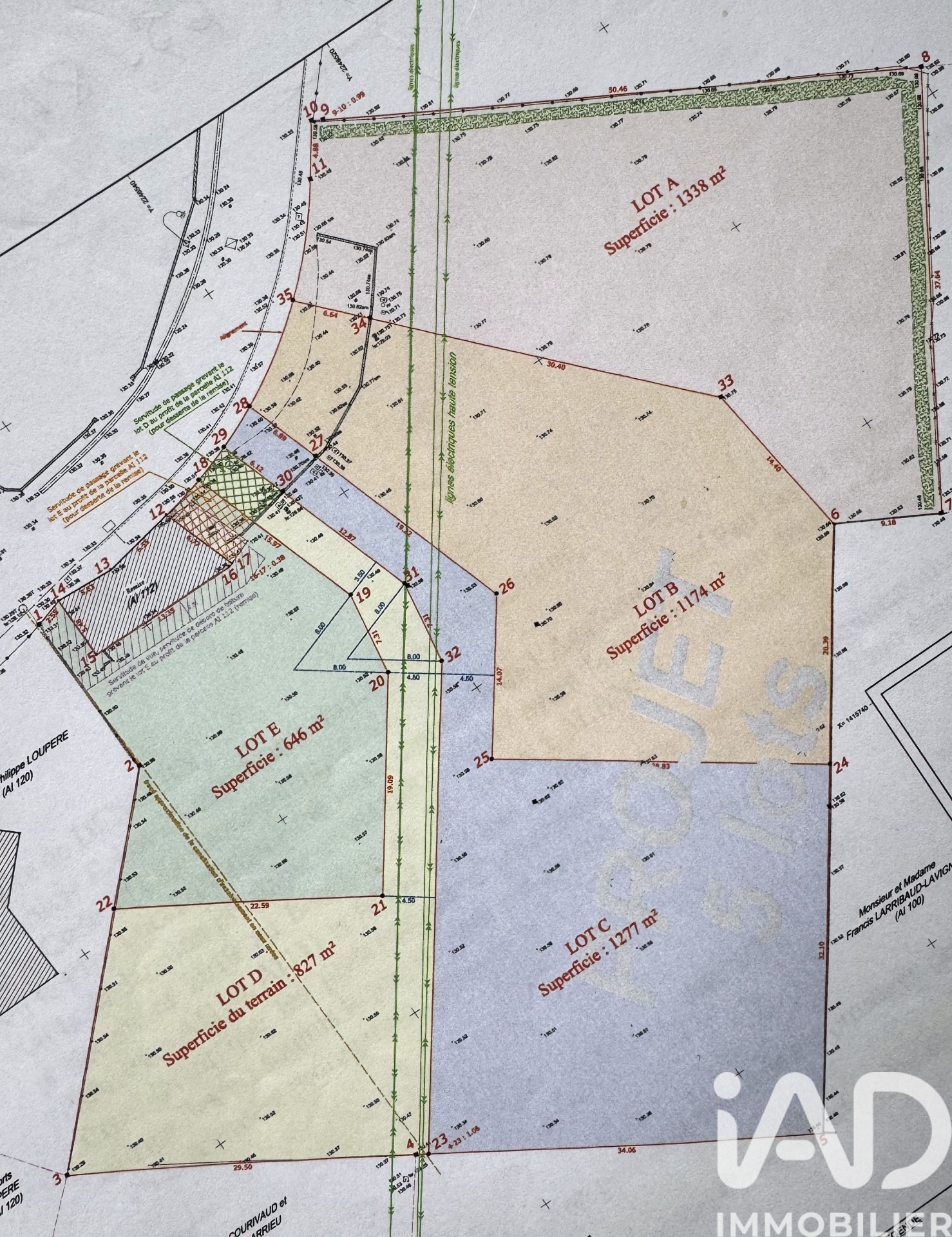 Vente Terrain à bâtir 1 279 m&sup2;