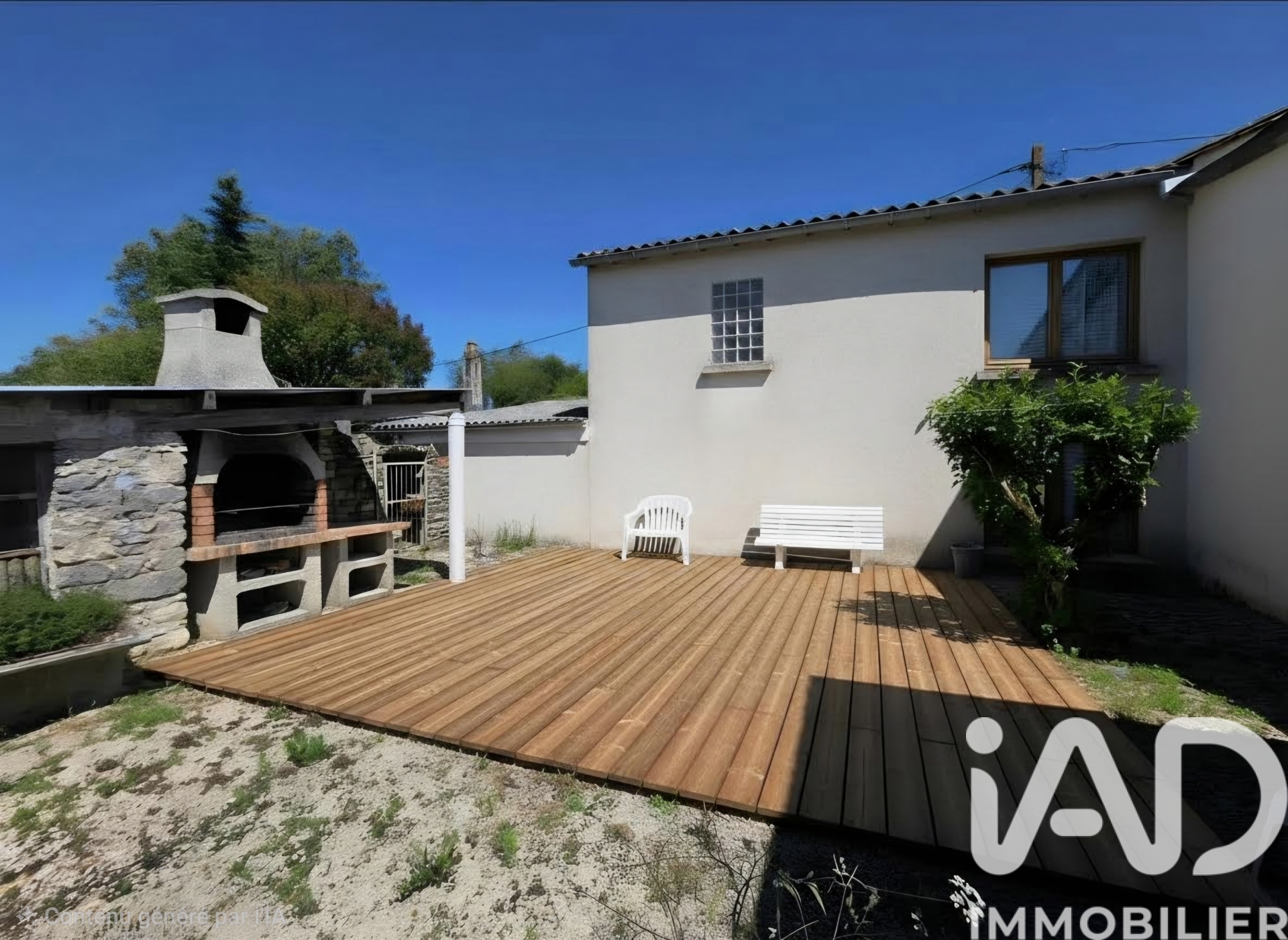 Vente maison à Verdille (16140) : maison de village 6 pièces 98 m² — 4