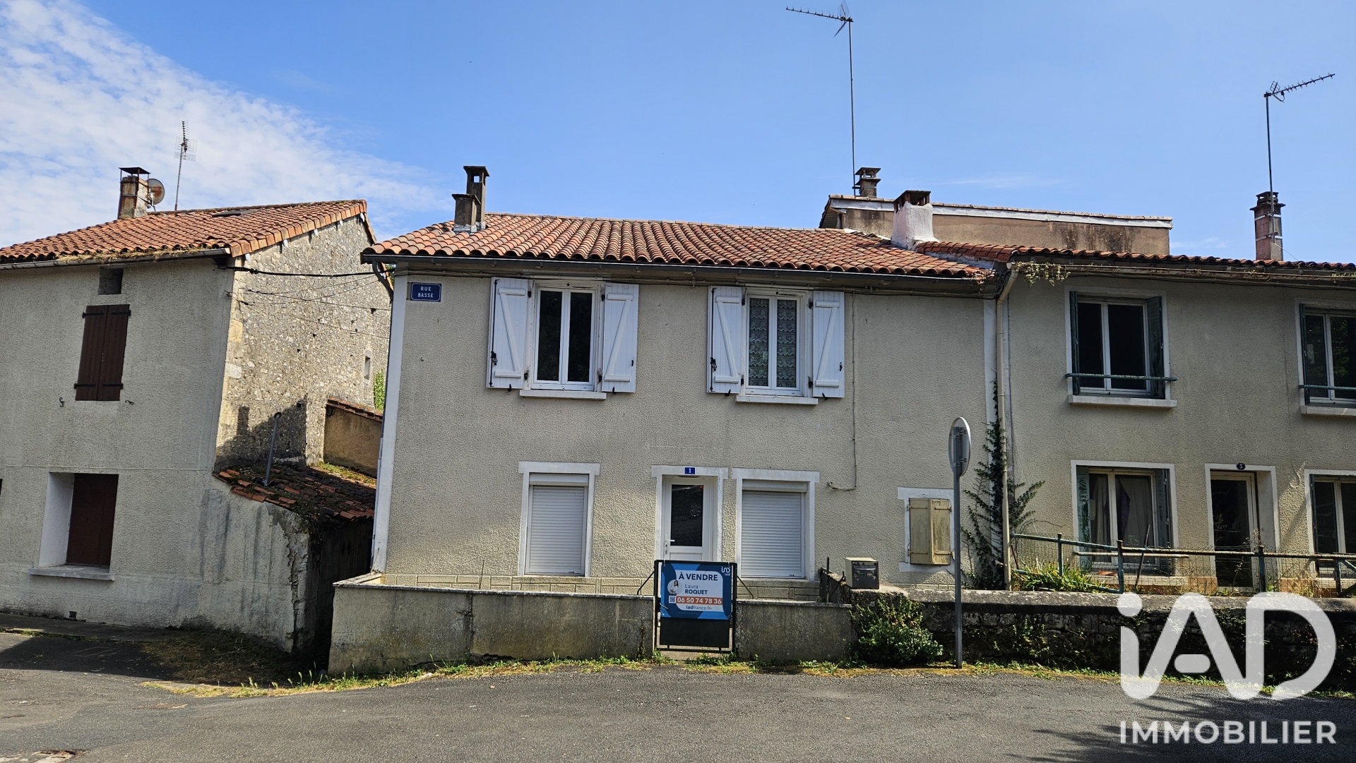 Vente Maison de ville 3 pièces