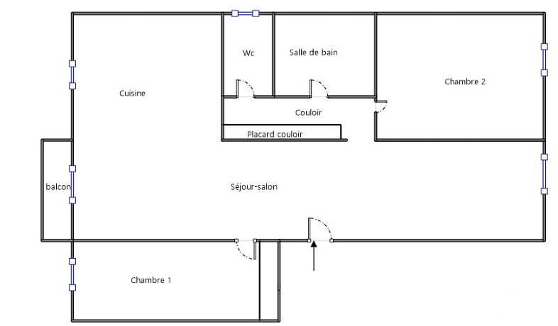 Vente appartement à Aubagne (13400) : appartement 3 pièces 65 m² - 2050679 — 15