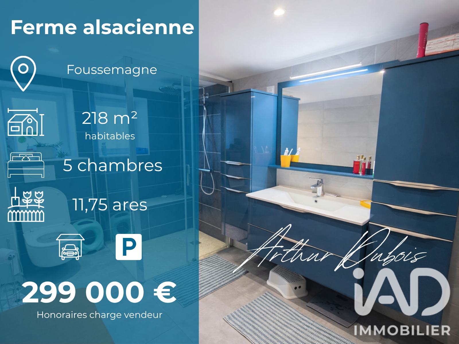 Vente Ferme 7 pièces