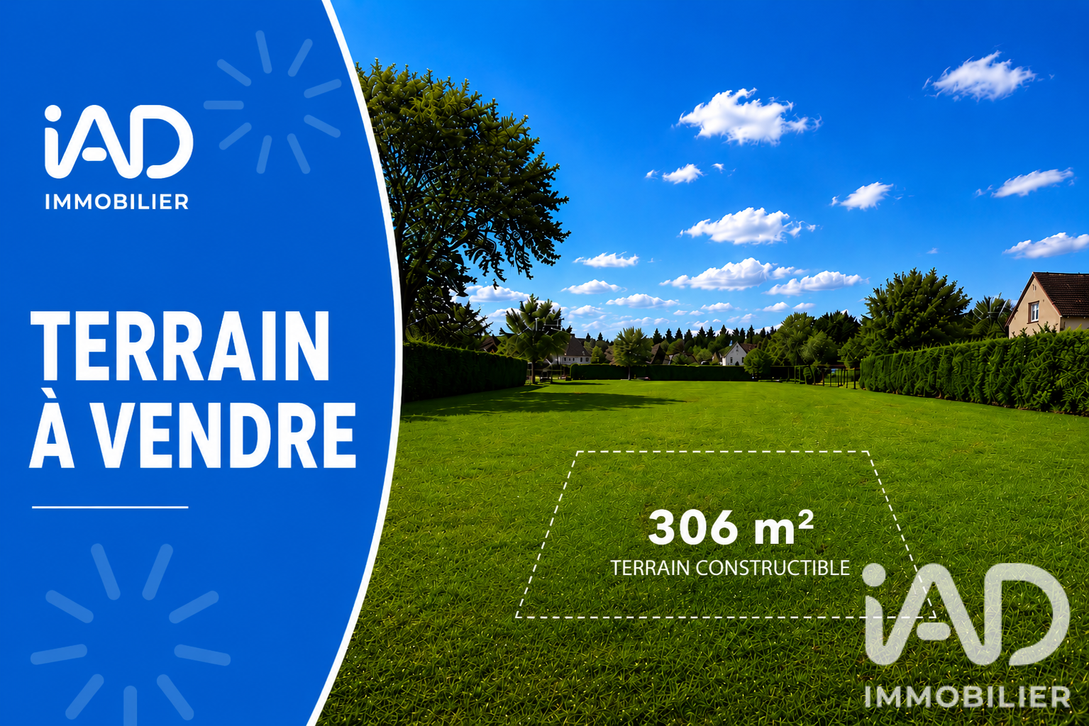 Vente Terrain 306 m²