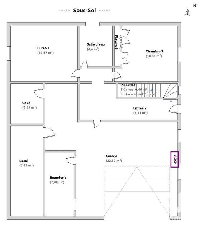 Vente maison à Saint-Just (01250) : maison traditionnelle 5 pièces 132 m² - 2057283 — 17
