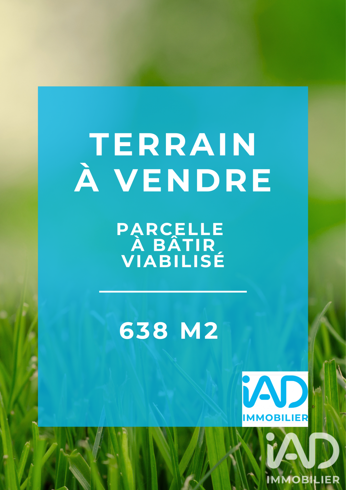 Vente Terrain à bâtir 638 m²
