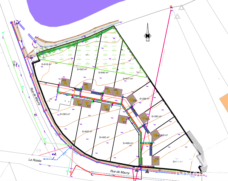 Vente Terrain 452 m²