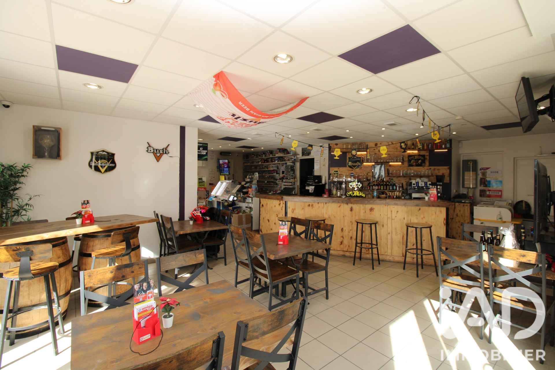 Vente Bar, Brasserie, Tabac 125 m²