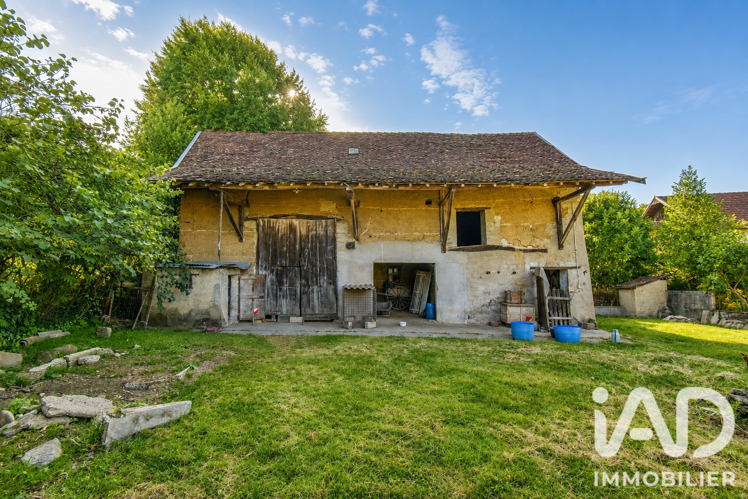 Vente maison à Chimilin (38490) : grange 2 pièces 80 m² - 2056923 — 2