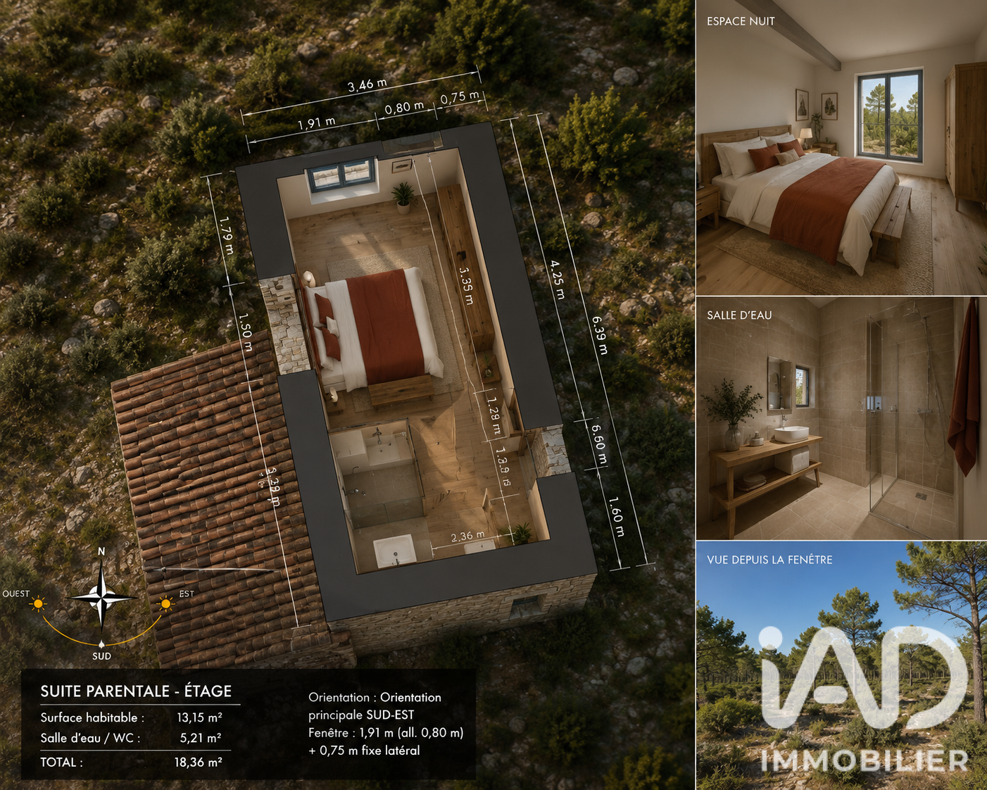 Vente maison à Nîmes (30900) : mas 1 pièce 85 m² - 2057176 — 12