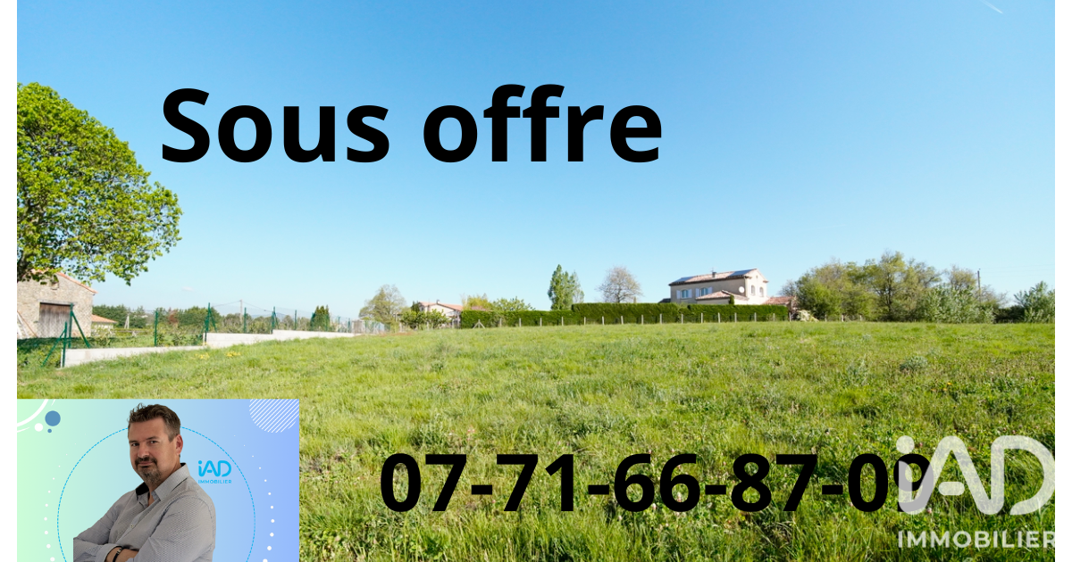 Vente Terrain 956 m²