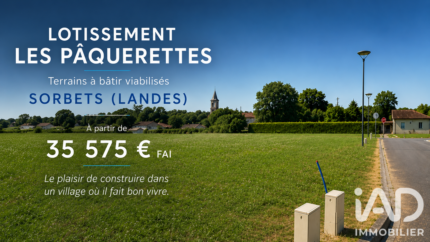 Vente Terrain à bâtir 735 m&sup2;