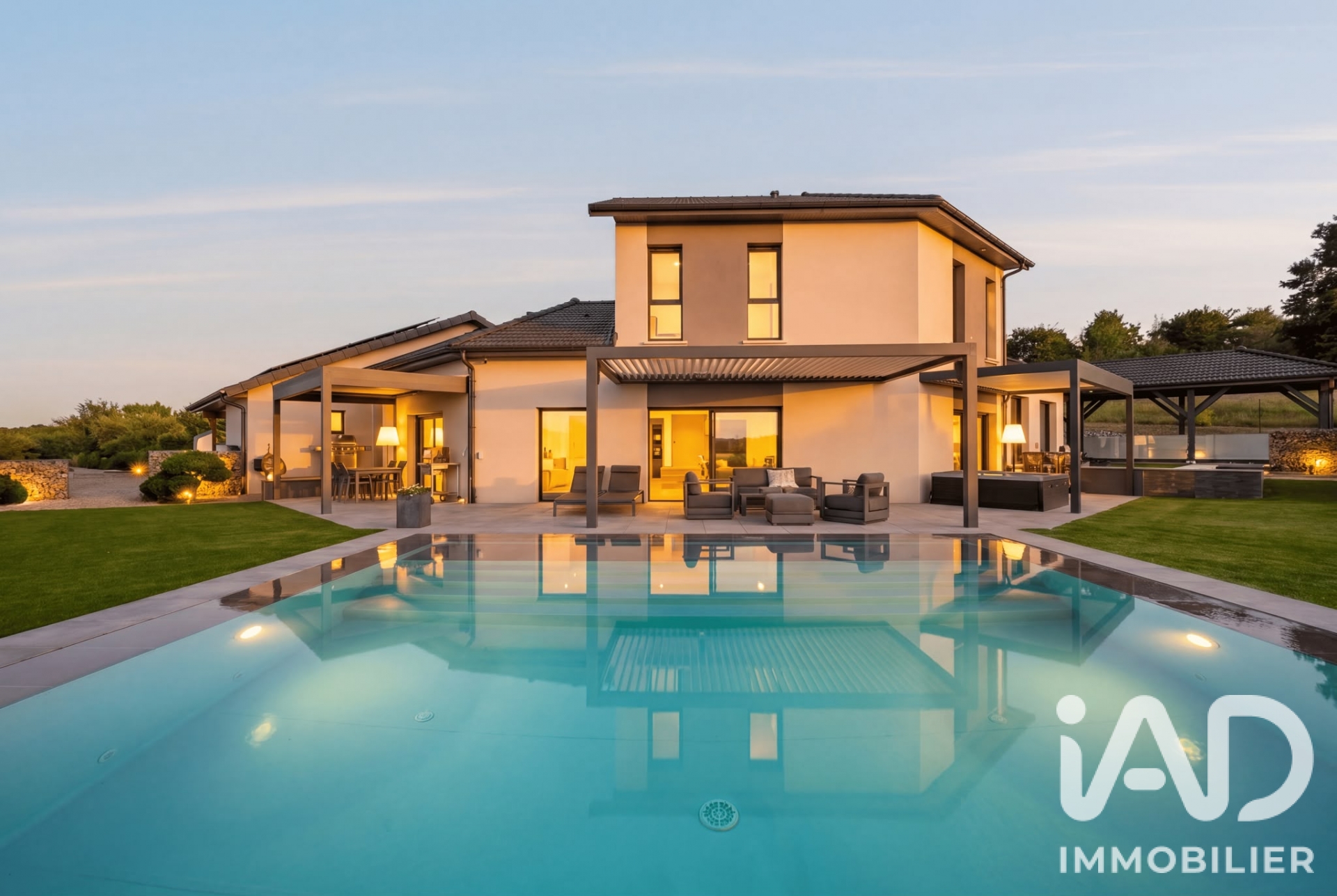 Vente maison à Saint-Just-Chaleyssin (38540) : maison d'architecte 6 pièces 196 m² - 2025054 — 13