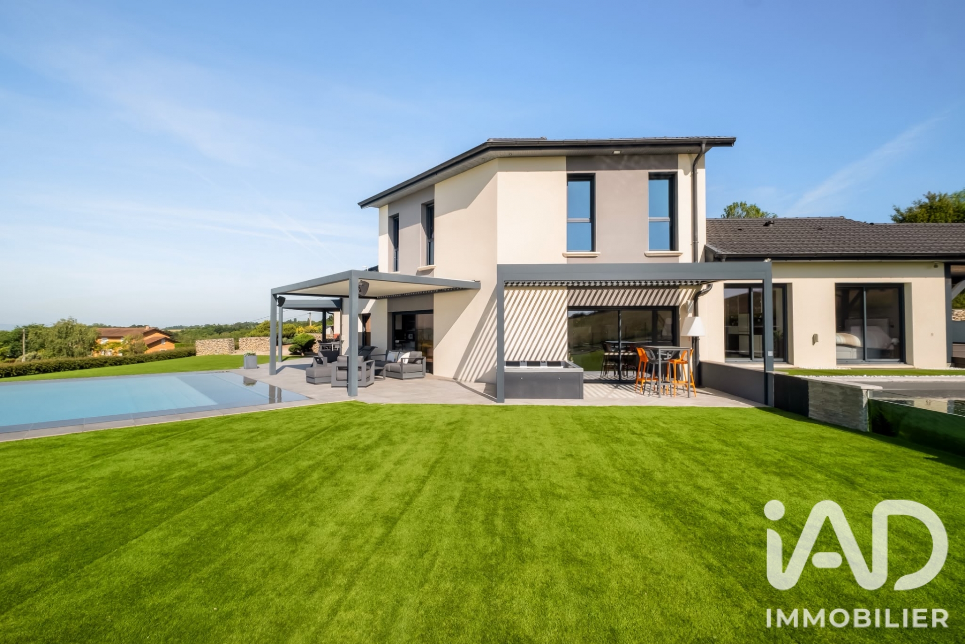 Vente maison à Saint-Just-Chaleyssin (38540) : maison d'architecte 6 pièces 196 m² - 2025054 — 6