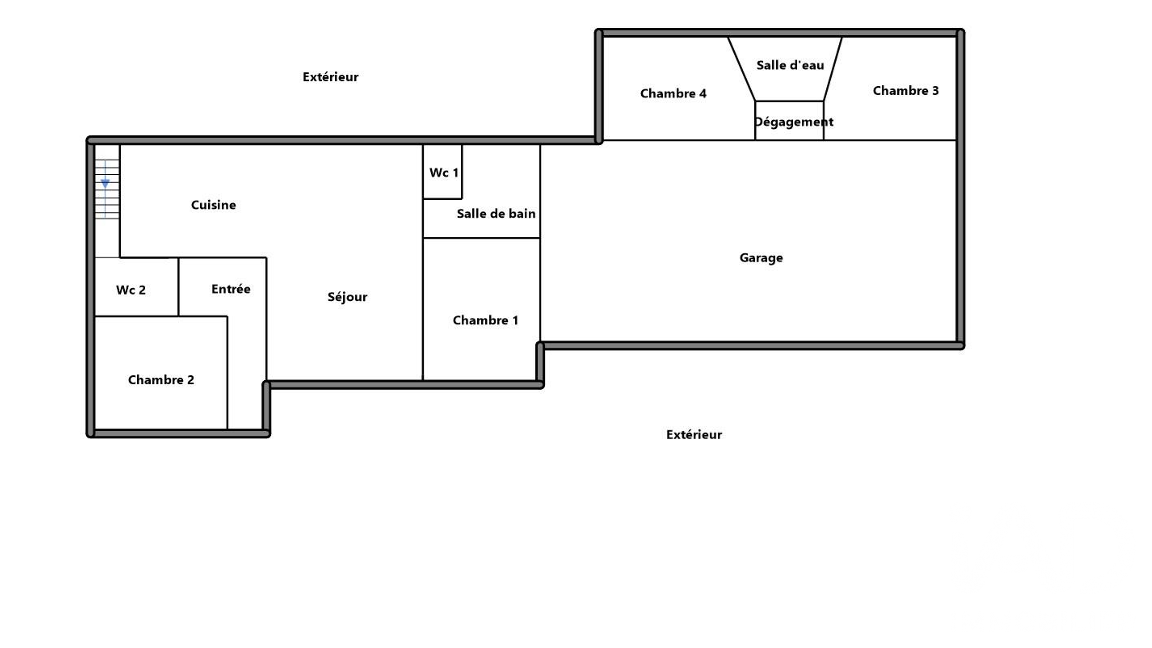 Vente maison à Arbas (31160) : pavillon 5 pièces 97 m² - 2004777 — 17
