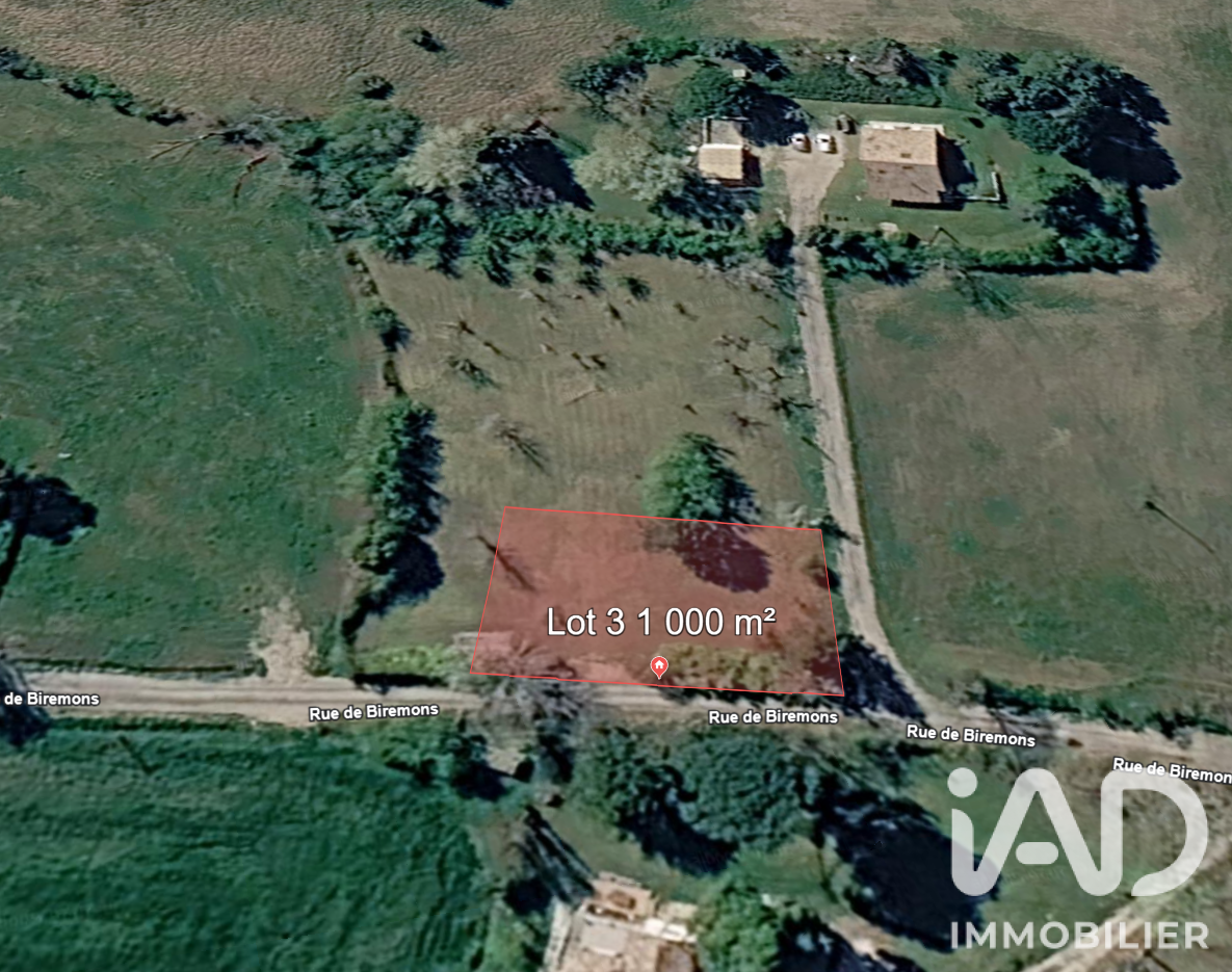 Vente Terrain à bâtir 1 000 m&sup2;