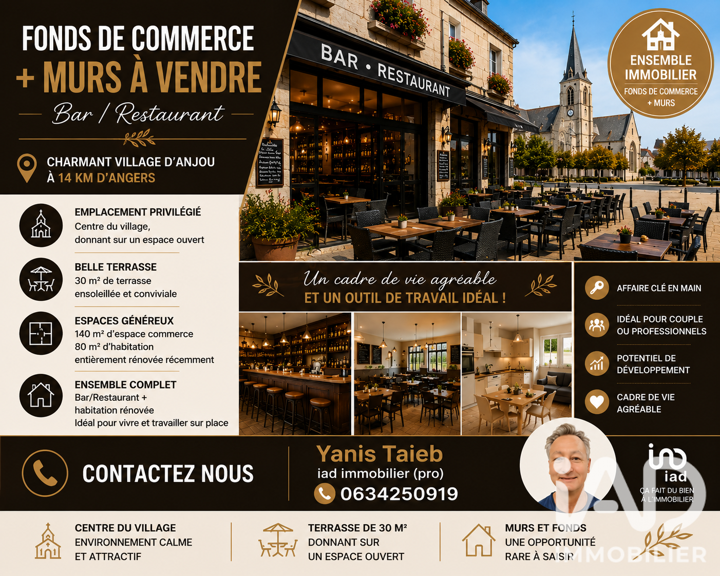 Vente Restaurant 320 m²