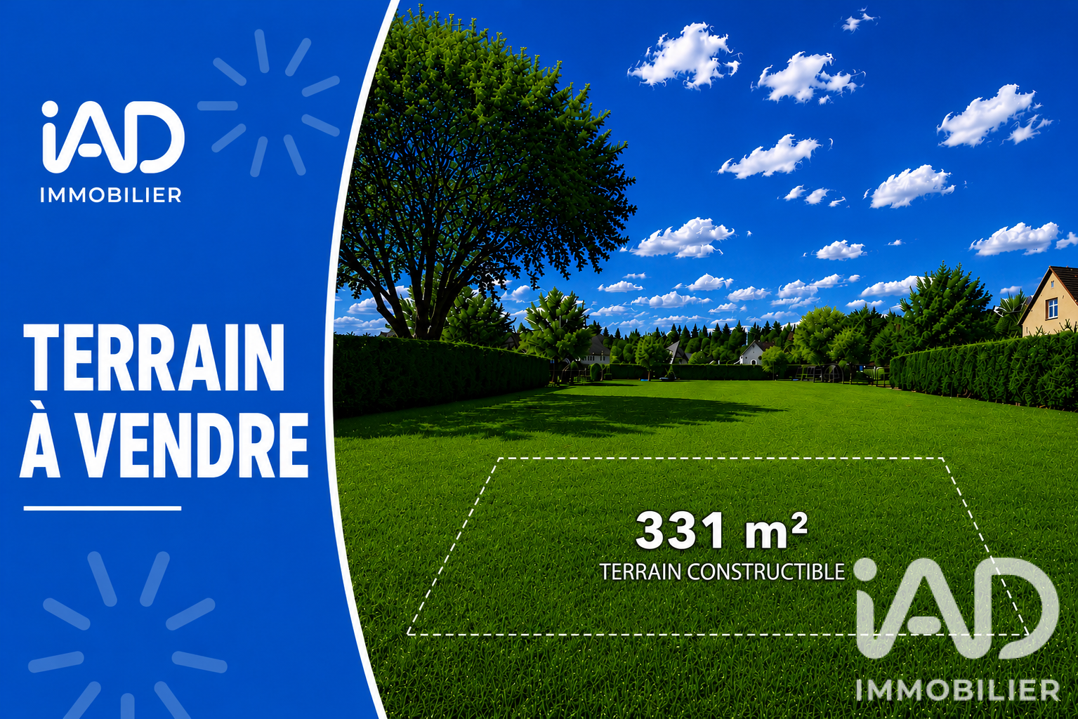 Vente Terrain à bâtir 331 m²