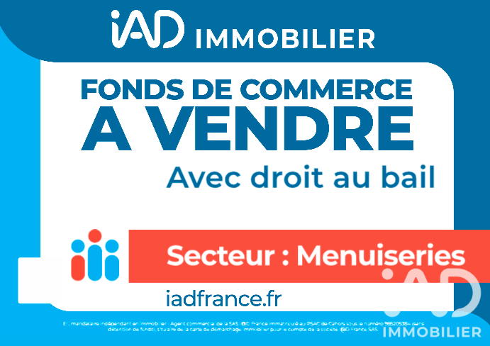 Vente Menuiserie 400 m²