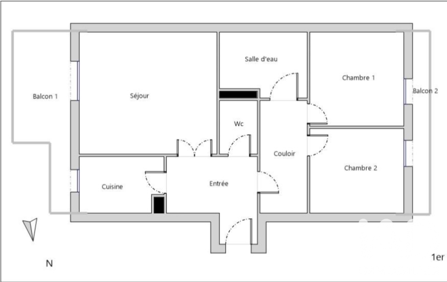 Vente appartement à Enghien-les-Bains (95880) : appartement 3 pièces 70 m² - 2072056 — 14