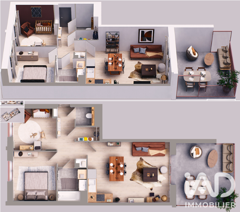 Vente Appartement 3 pièces