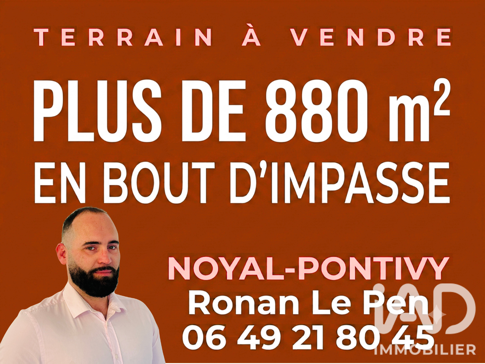 Vente Terrain 885 m²