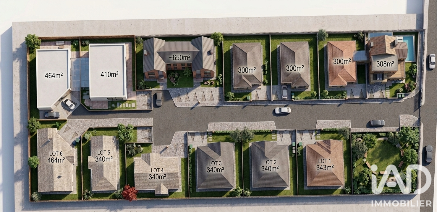 Vente Terrain à bâtir 300 m²
