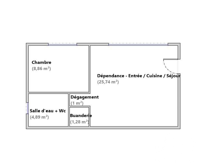 Vente Maison/villa 2 pièces