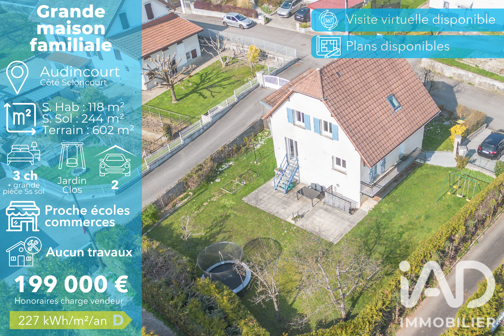 Vente Maison/villa 6 pièces