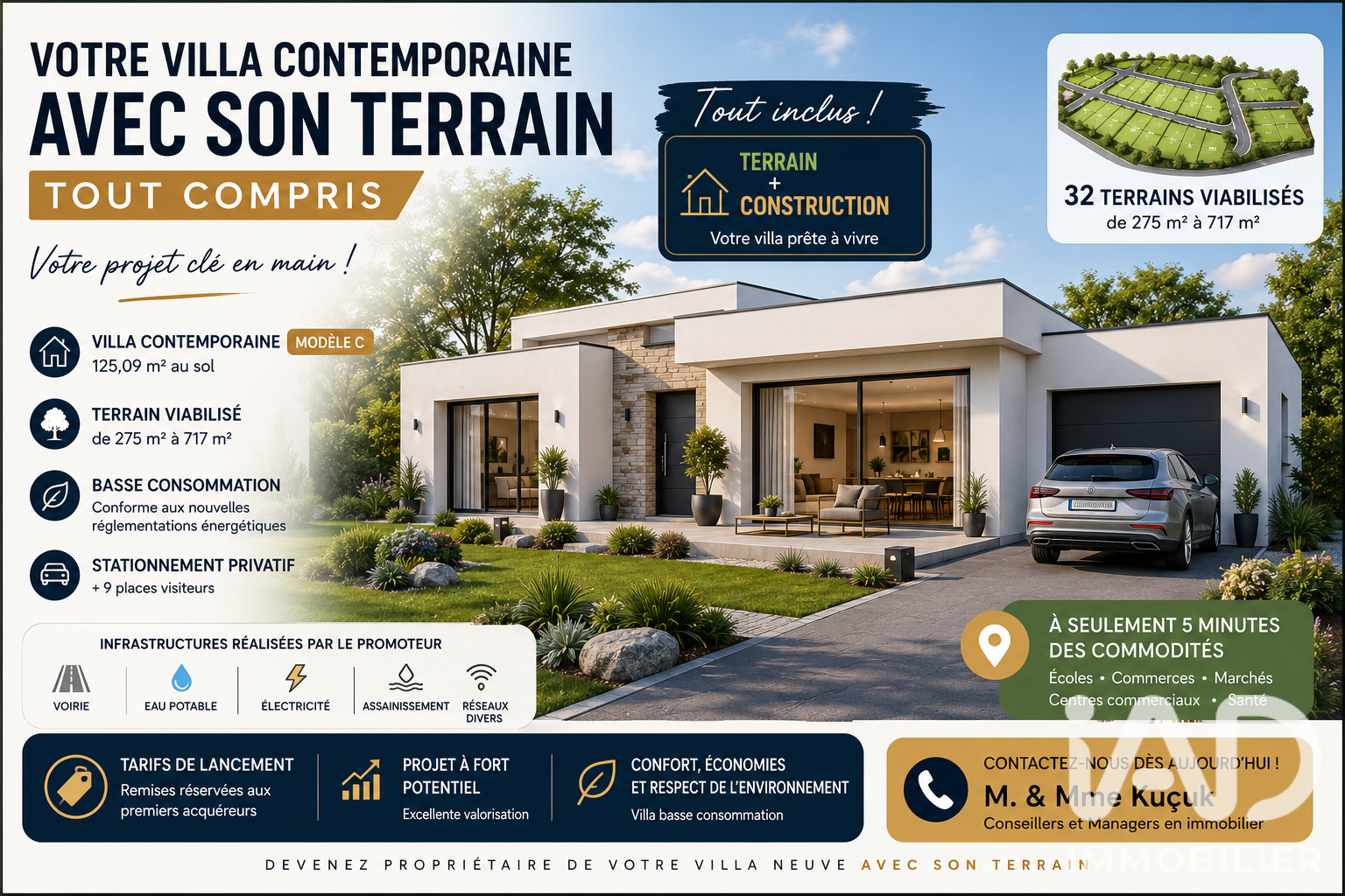 Vente Terrain à bâtir 570 m²