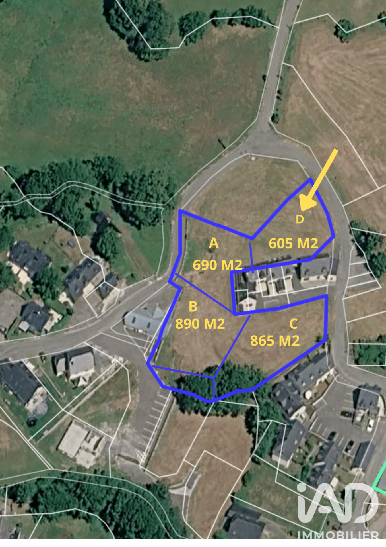 Vente Terrain à bâtir 605 m²