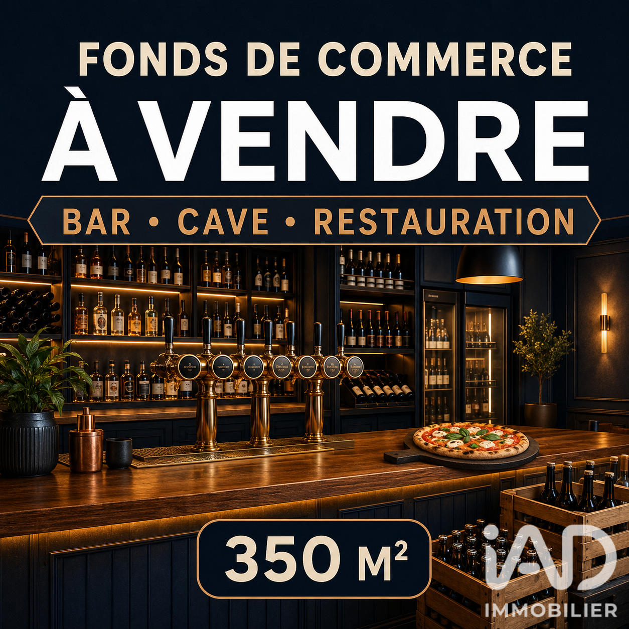 Vente Bar, Brasserie, Tabac 350 m²