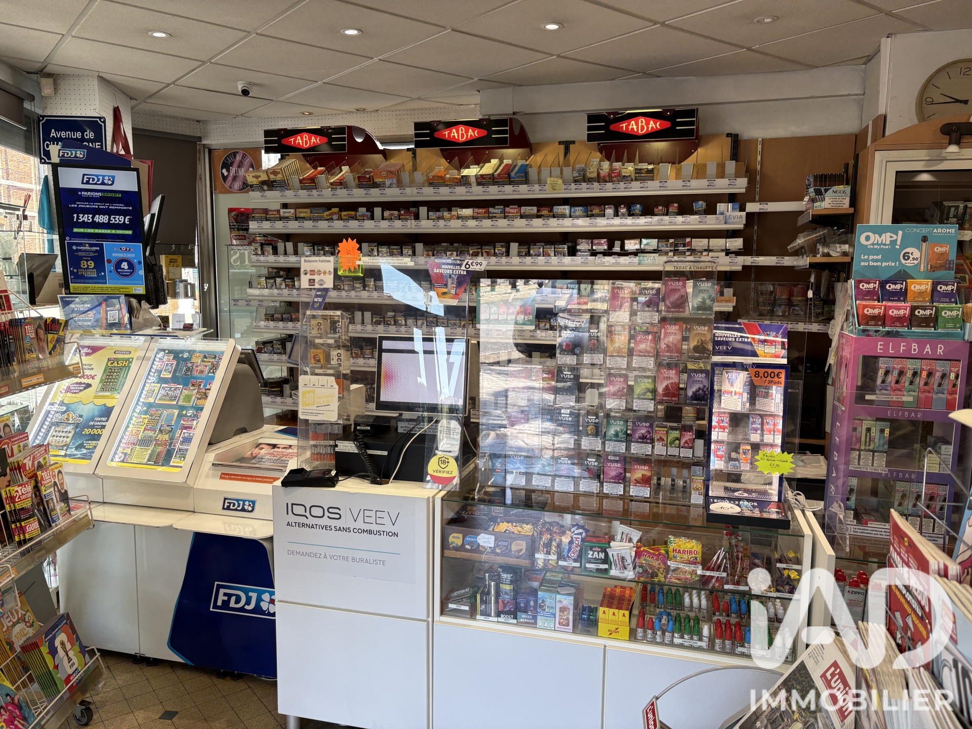 Vente Tabac/Loto/presse 74 m²