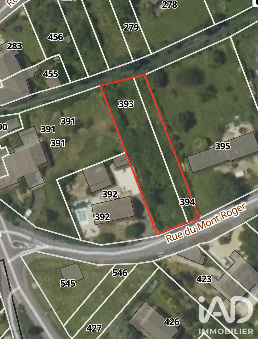 Vente Terrain à bâtir 1 023 m²