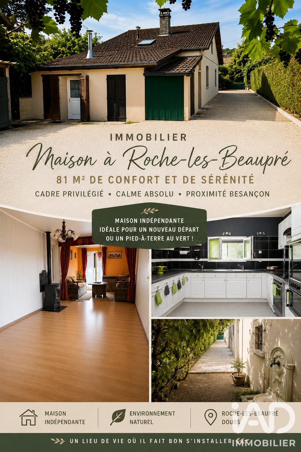Vente Maison traditionnelle 3 pièces