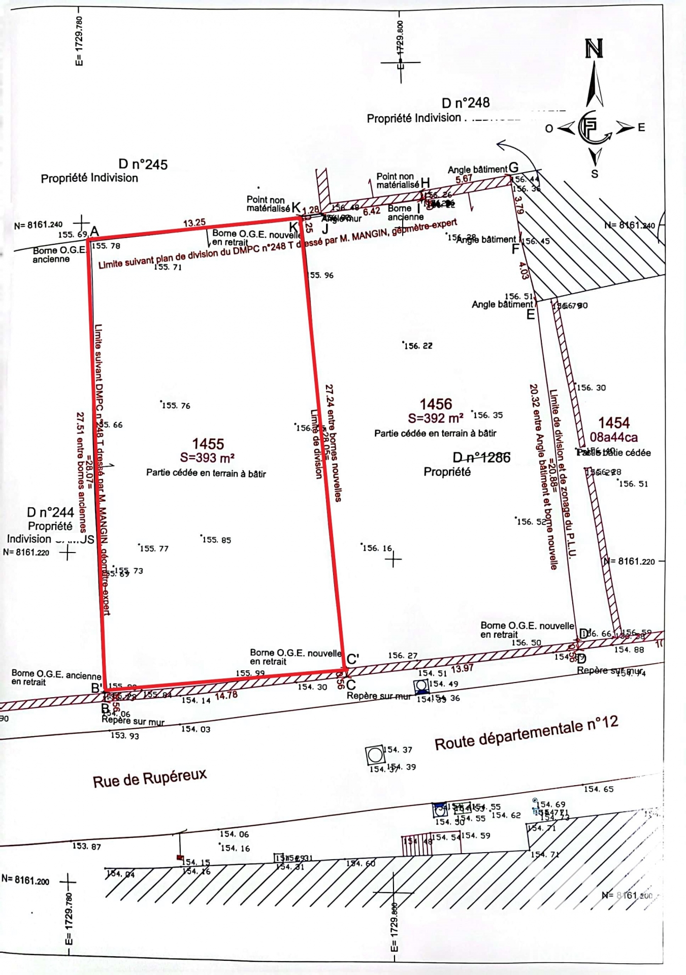 Vente Terrain 393 m²