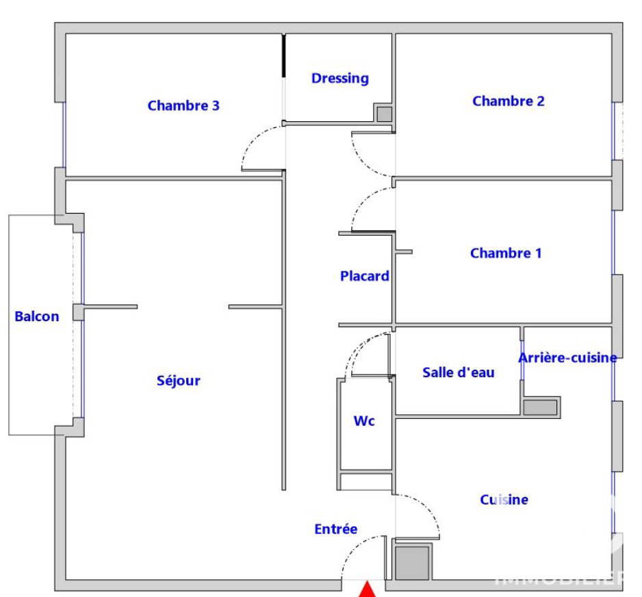 Vente appartement à Orvault (44700) : appartement 5 pièces 89 m² - 2090210 — 9
