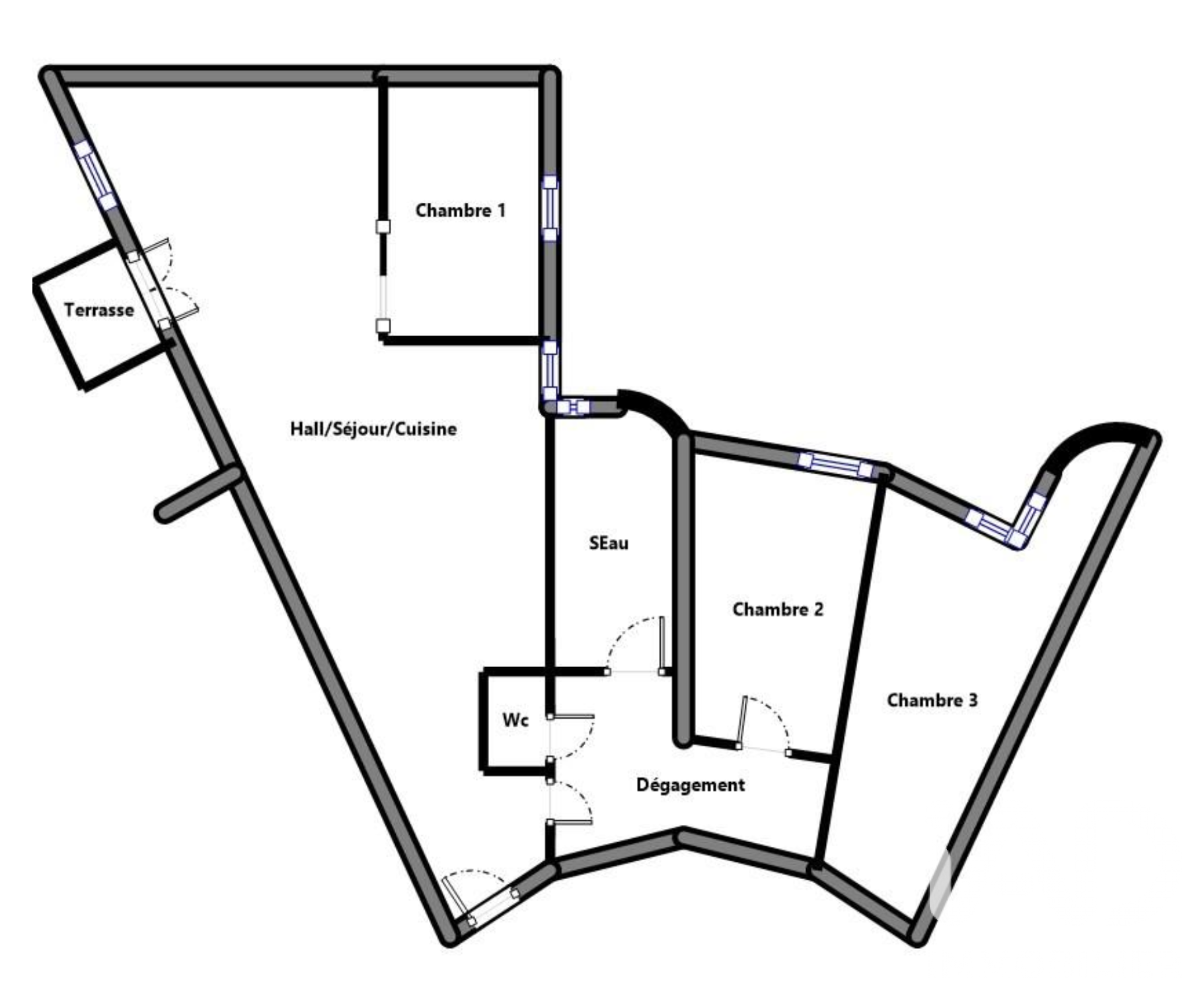 Vente appartement à Seyssinet-Pariset (38170) : appartement 4 pièces 87 m² - 2091801 — 17