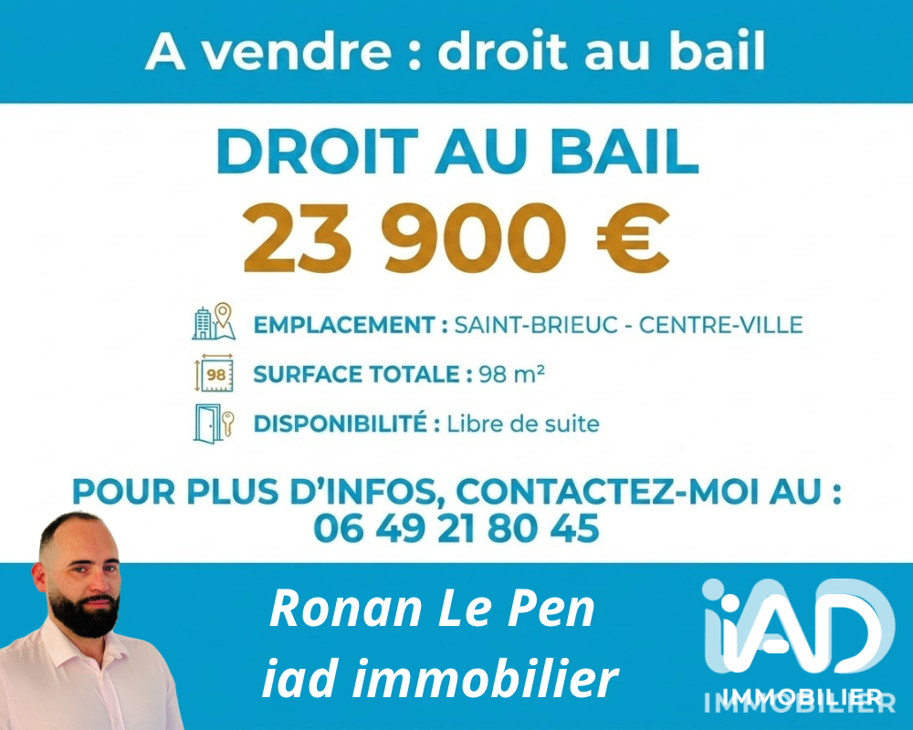 Vente Local commercial 98 m²
