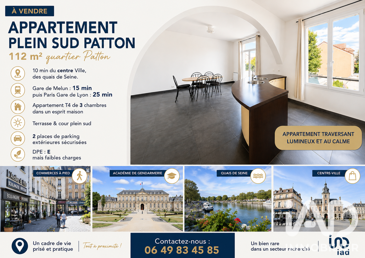 Vente appartement à Melun (77000) : appartement 5 pièces 111 m² - 2094053 — 13
