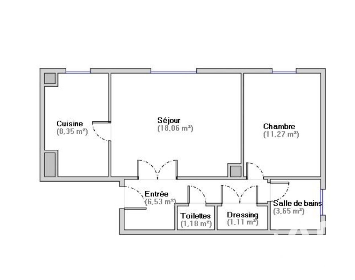 Vente appartement à Saint-Maur-des-Fossés (94100) : appartement 2 pièces 50 m² - 2094627 — 10